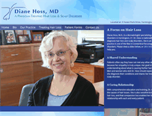 Tablet Screenshot of dianehoss.com